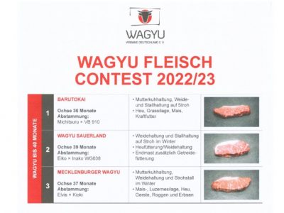 Wagyu Fleisch Contest